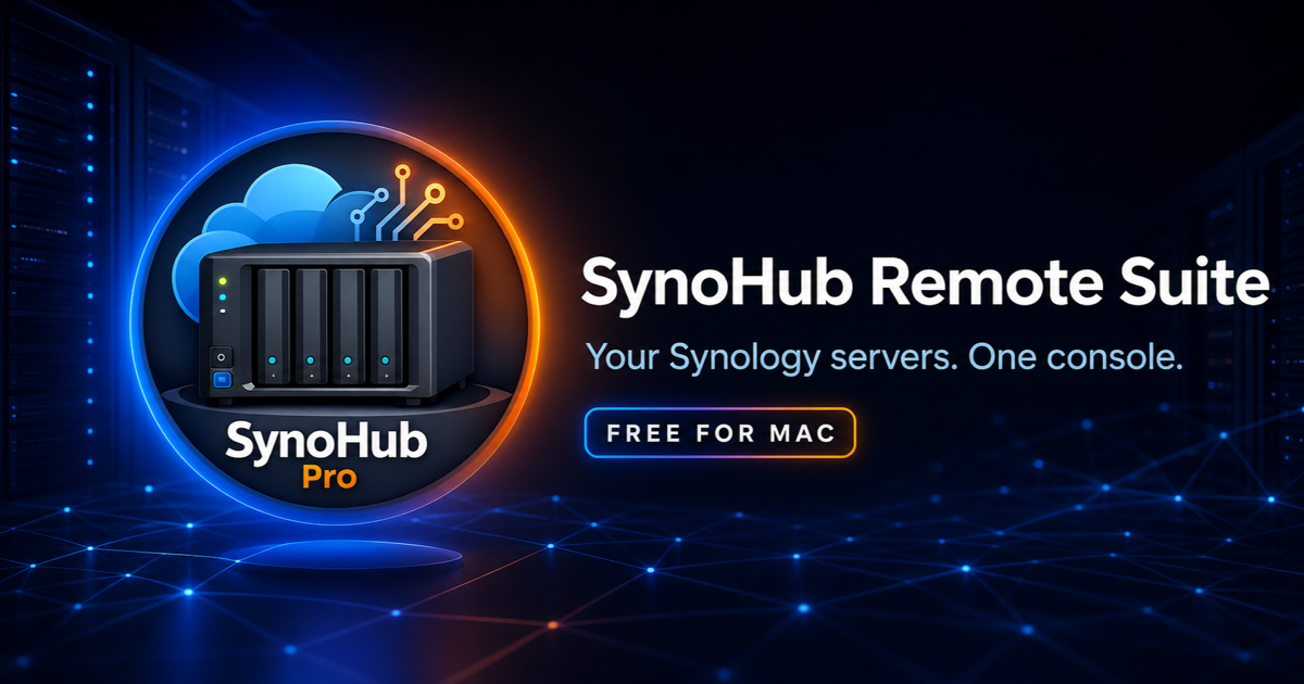 SynoHub Remote Suite development cover